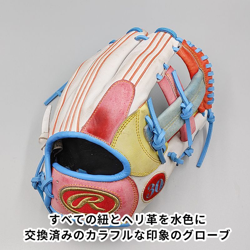 デザインリメイク済み】 ローリングス 軟式グローブ / 内野手用 型付け