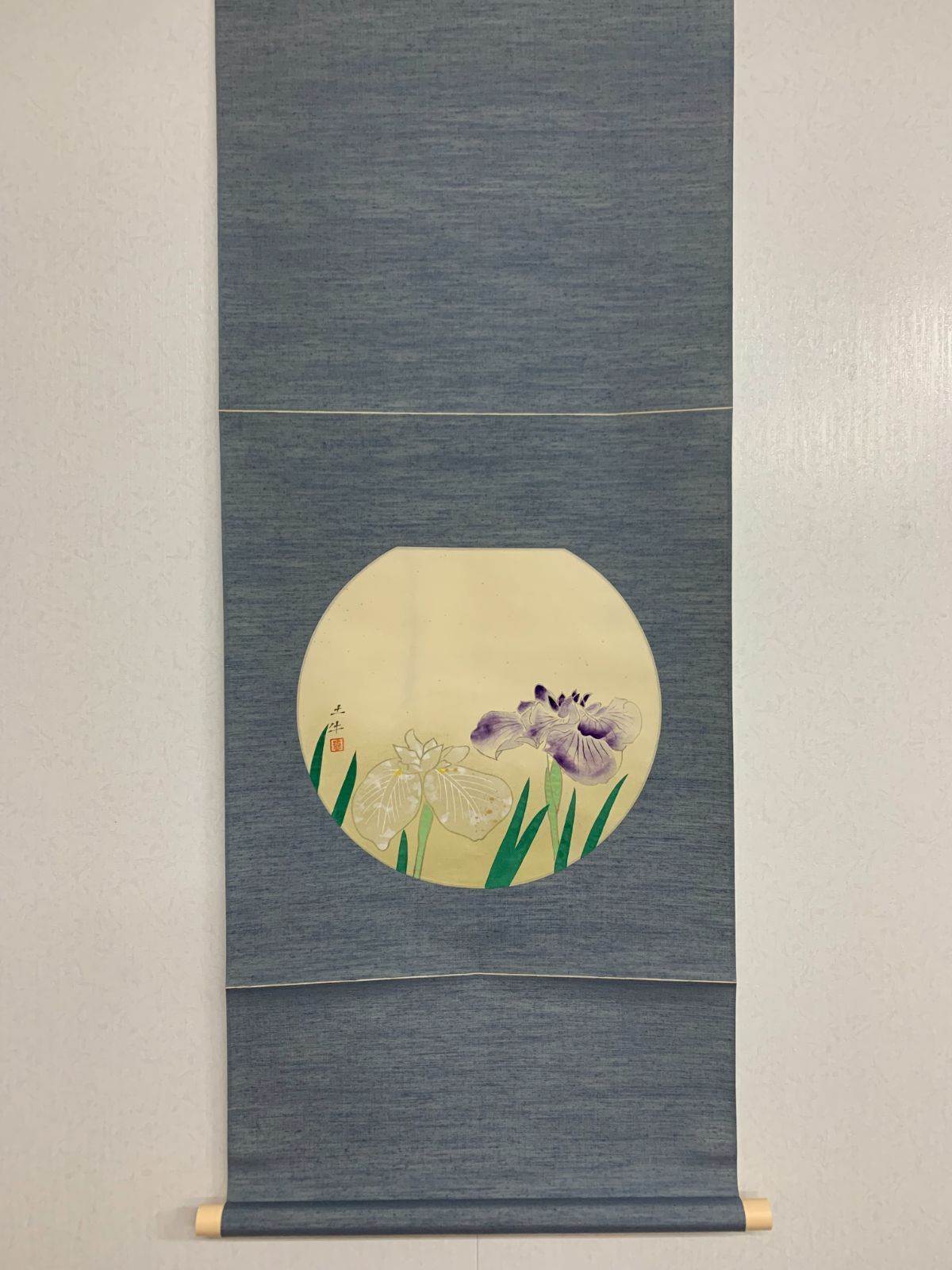 山水画 掛軸 水墨画 松尾玲楓