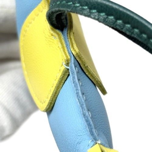 HERMES エルメス ロデオ MM チャーム 071997CA アニョーミロ セレステ