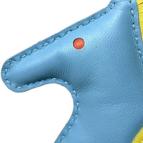 HERMES エルメス ロデオ MM チャーム 071997CA アニョーミロ セレステ