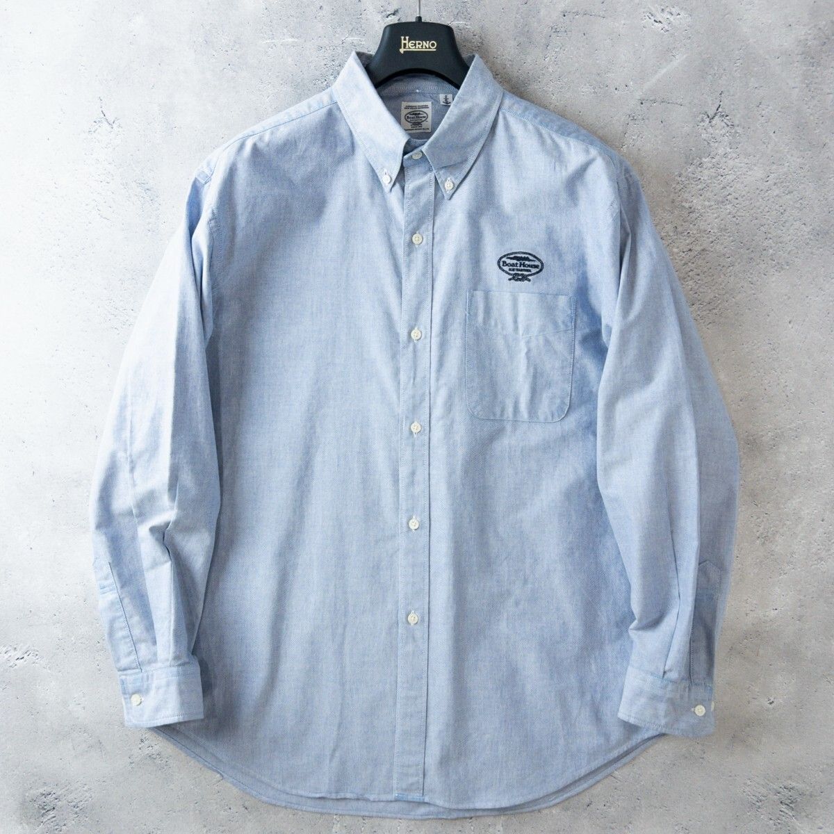 日本製 BOAT HOUSE ボートハウス 長袖 ボタンダウン オックス BD