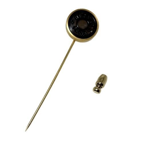 HERMES エルメス セリエ ピンブローチ メッキ シェル ゴールド