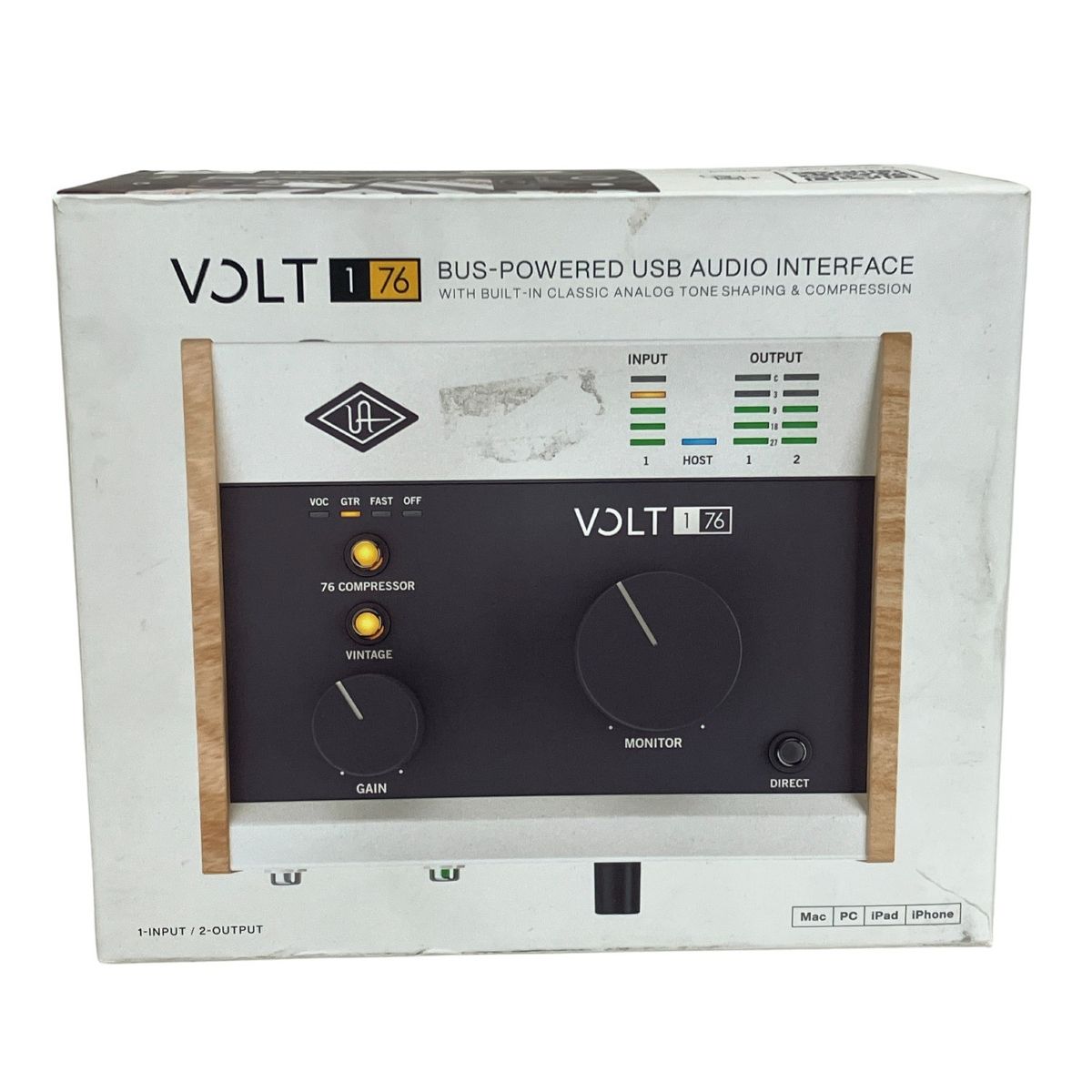 Universal Audio VOLT 176 USBポート用 オーディオインターフェイス 音響