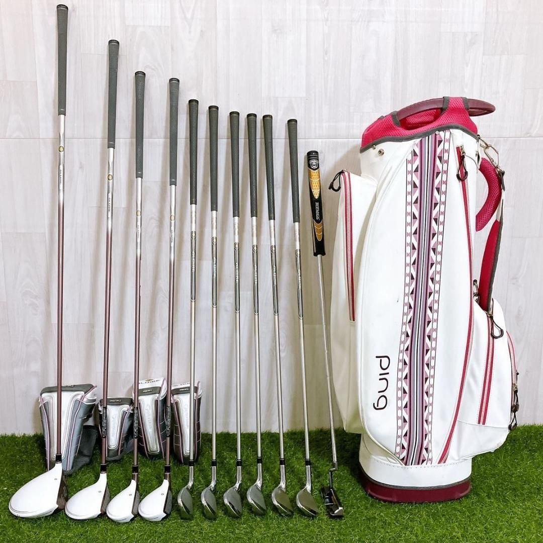 超豪華❗テーラーメイド/ GLOIRE 初心者 レディース ゴルフクラブセット テーラーメイド GLOIRE グローレ レディースゴルフセット 初心者 右 L