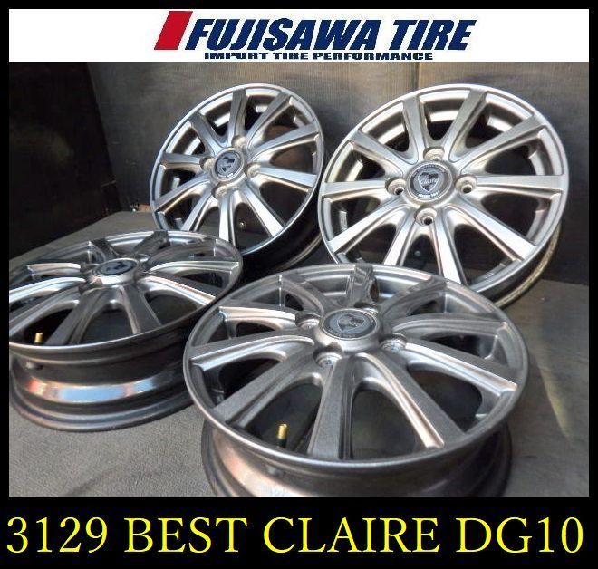 3129 J BEST CLAIRE DG 10 13 x 4 0 B H 100 42 4本