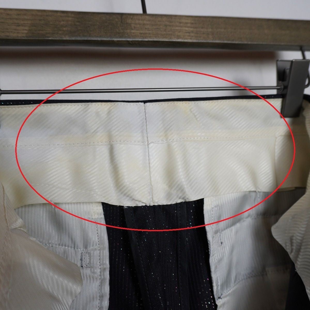 希少 WACKO MARIA ワコマリア × DORMEUIL ドーメル ラメ ストライプ