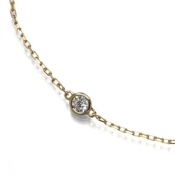 アーカー ブレスレット ダイヤ ダイヤモンド 0.06ct ヌーディー 一粒