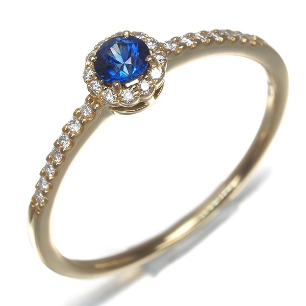 スタージュエリー リング サファイア ダイヤ ダイヤモンド 0.09ct 13号
