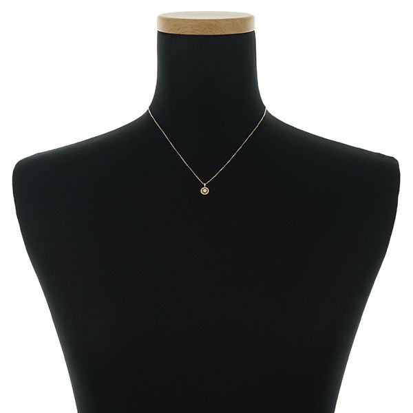 オデュース4℃ ネックレス ダイヤ ダイヤモンド 一粒 K18YG #181770