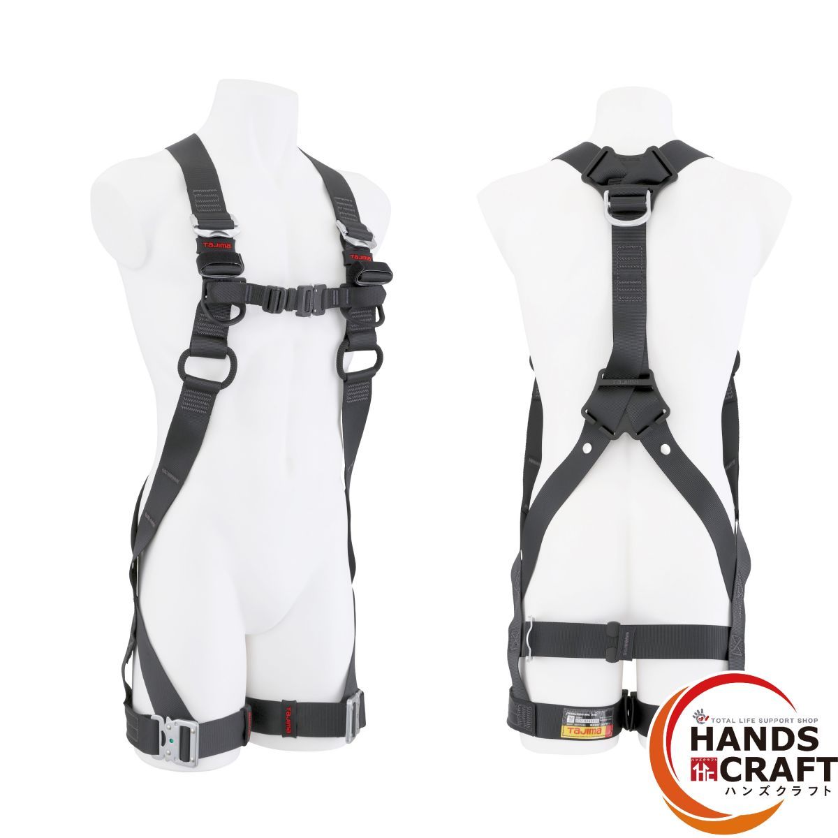 タジマ tajima ハーネスZS Lサイズ 黒 AZSL-BK 46 mm幅広ベルト 墜落制止用器具