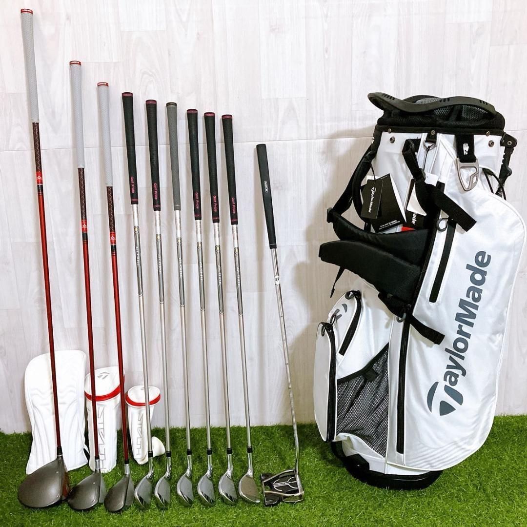 【バッグ新品】テーラーメイド ステルスグローレ ゴルフクラブセット 9本 右 L 新品バッグ付 テーラーメイド ステルス グローレ レディースゴルフ