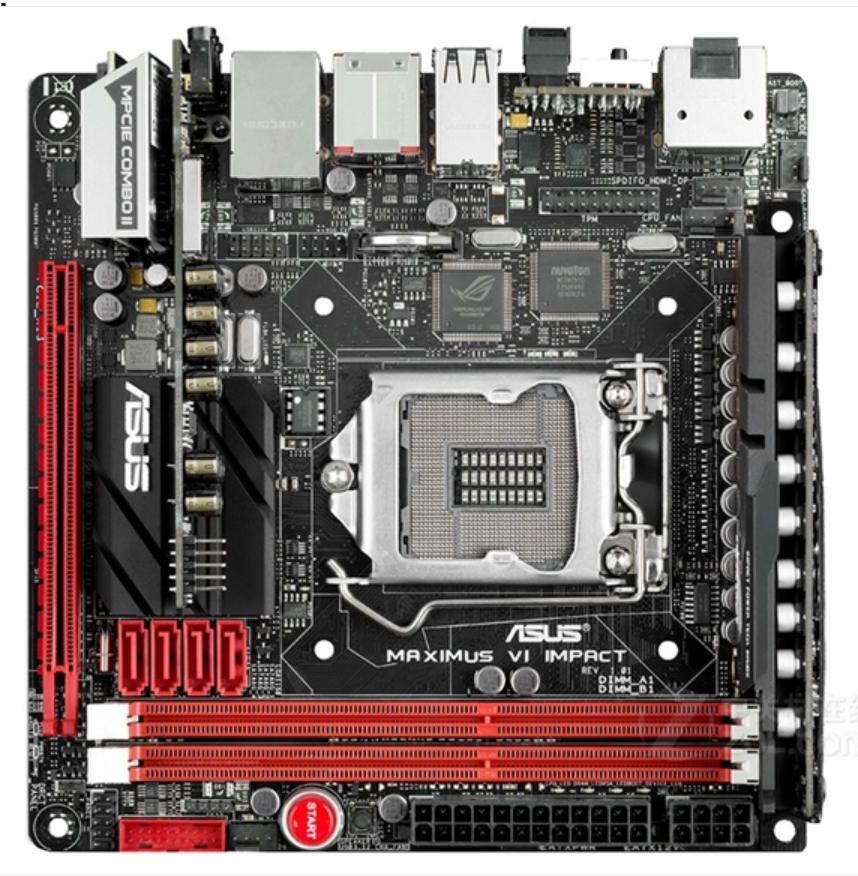 ASUS MAXIMUS VI IMPACT LGA 1150 Intel Z 87 HDMI USB 3.0 Mini ITX Motherboard