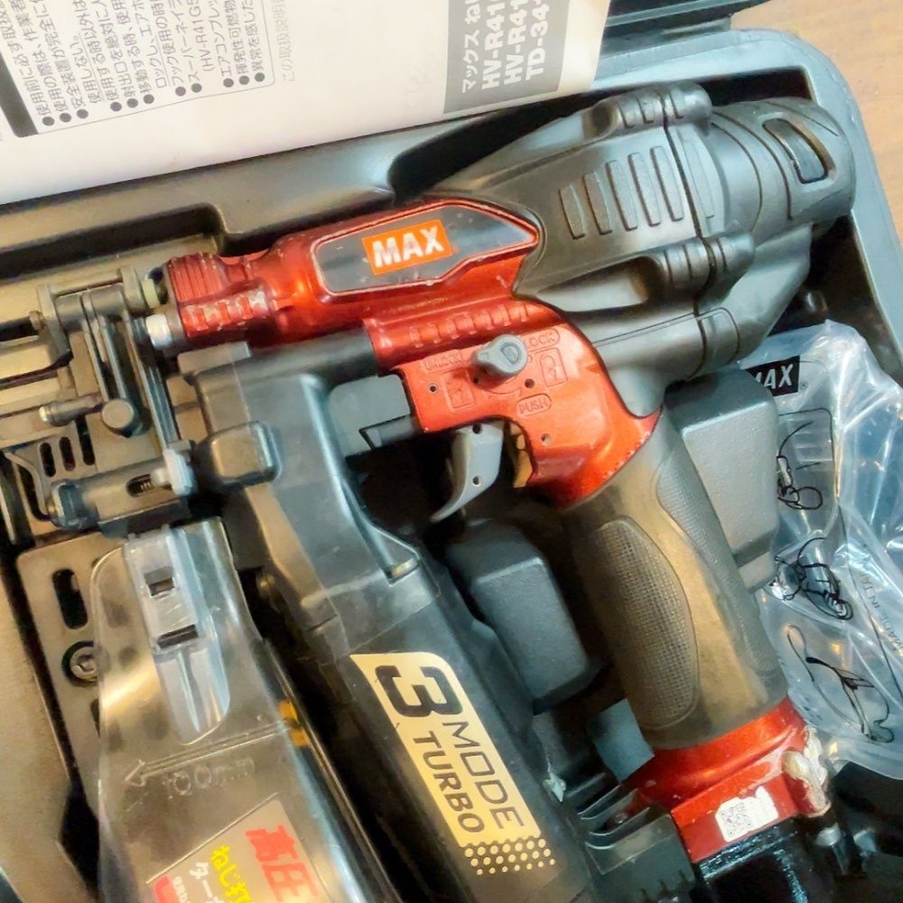 7日保証・整備済】使用少ない♪美品 MAX マックス 高圧 ターボドライバ