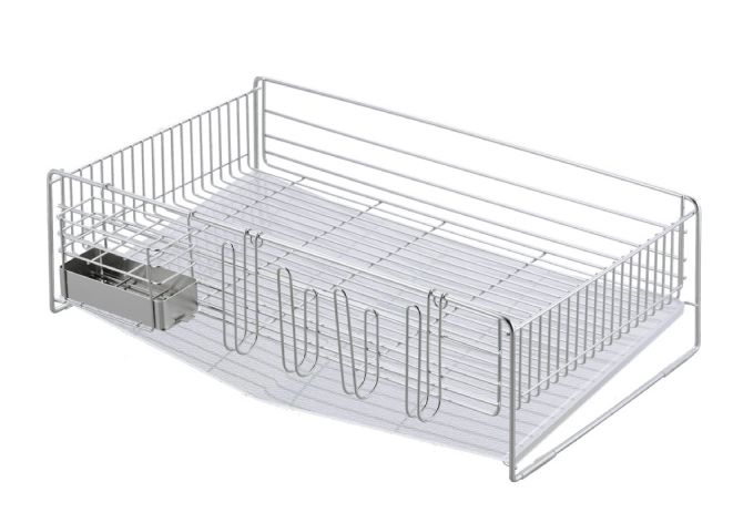 下村 水切りﾗｯｸ ｱｸﾘﾙﾄﾚｰの水切り ﾜｲﾄﾞ N