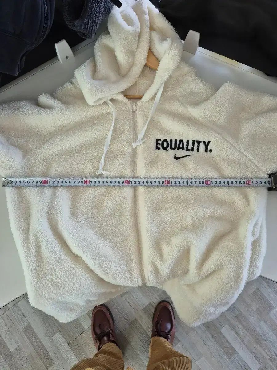ナイキ アイボリー フリース 実寸110