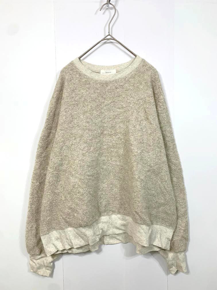 かぐれ アーバンリサーチ GA 47-21 M 006 ウールボア プルオーバー sizeF ライトベージュ レディース