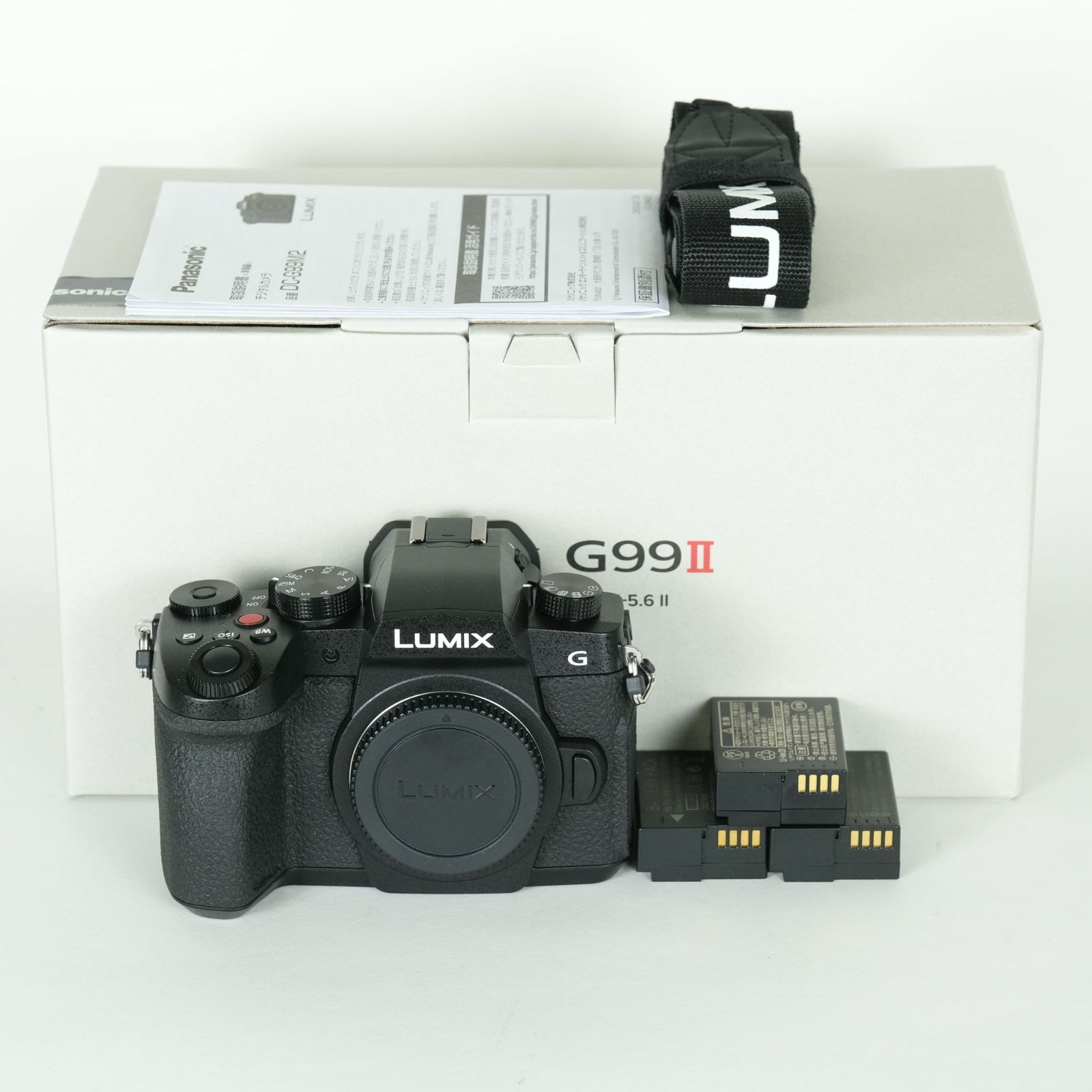 美品 | シャッター数3,450回｜バッテリー3個付] Panasonic LUMIX G99M2