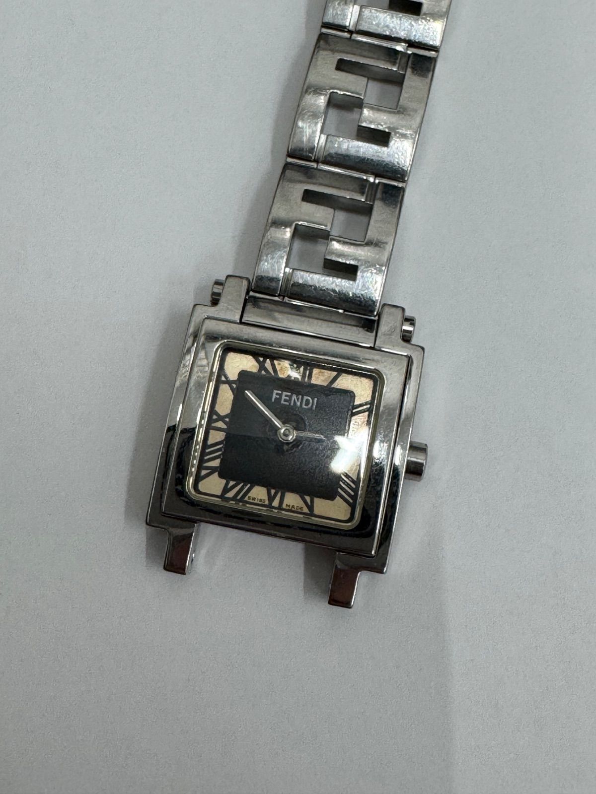 ジャンク品・パーツ取り用】FENDI フェンディ クアドロ スクエア 6000L