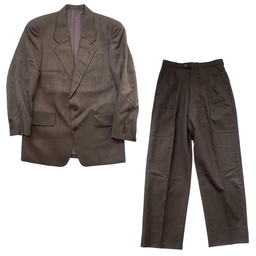 KENZO ケンゾー ヴィンテージ ストライプカジュアルスーツ タック