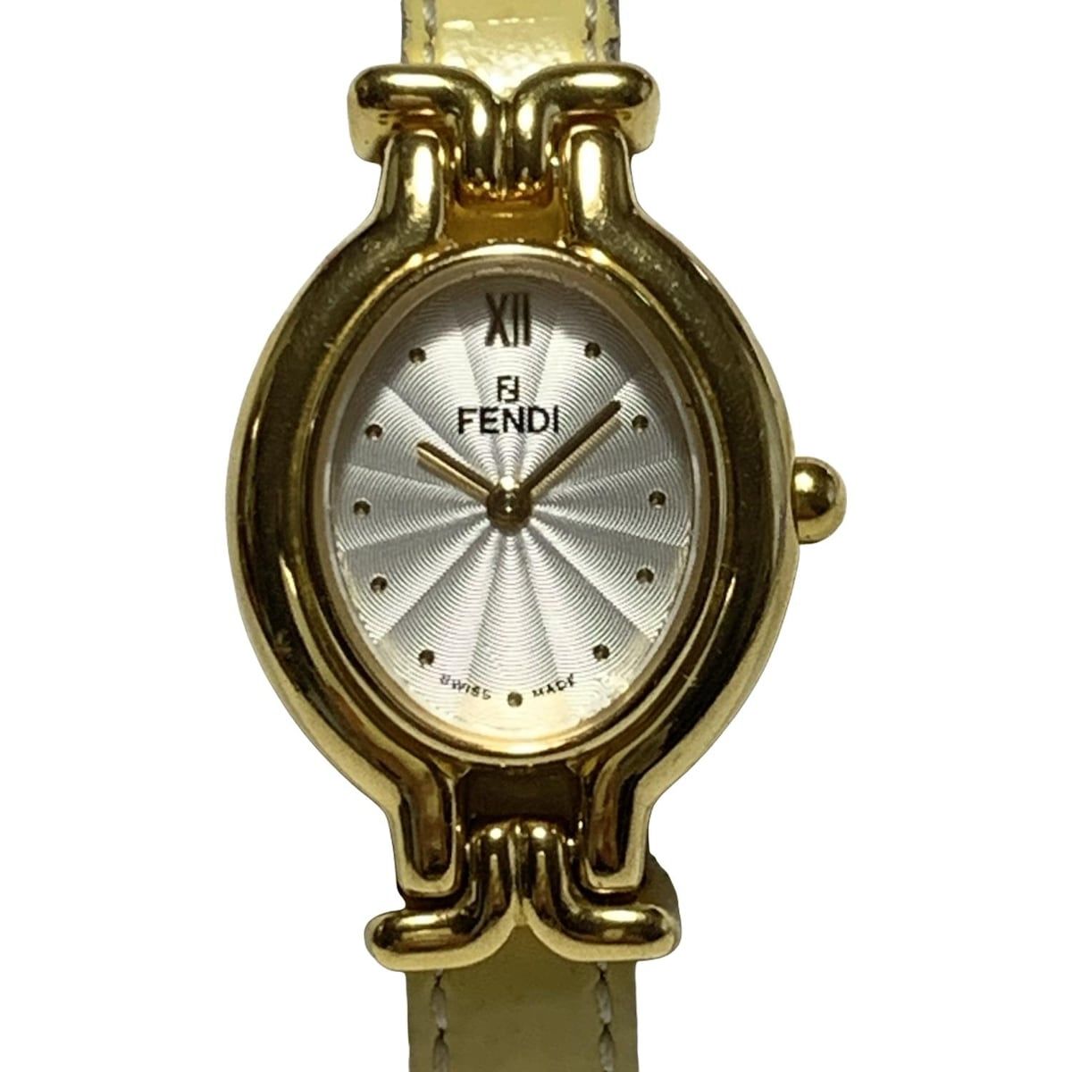 FENDI(フェンディ) 腕時計 - 640L レディース 白 - メルカリ