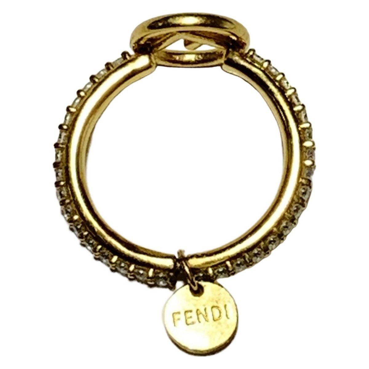 FENDI(フェンディ) リング エフ イズ フェンディ ゴールド×クリア