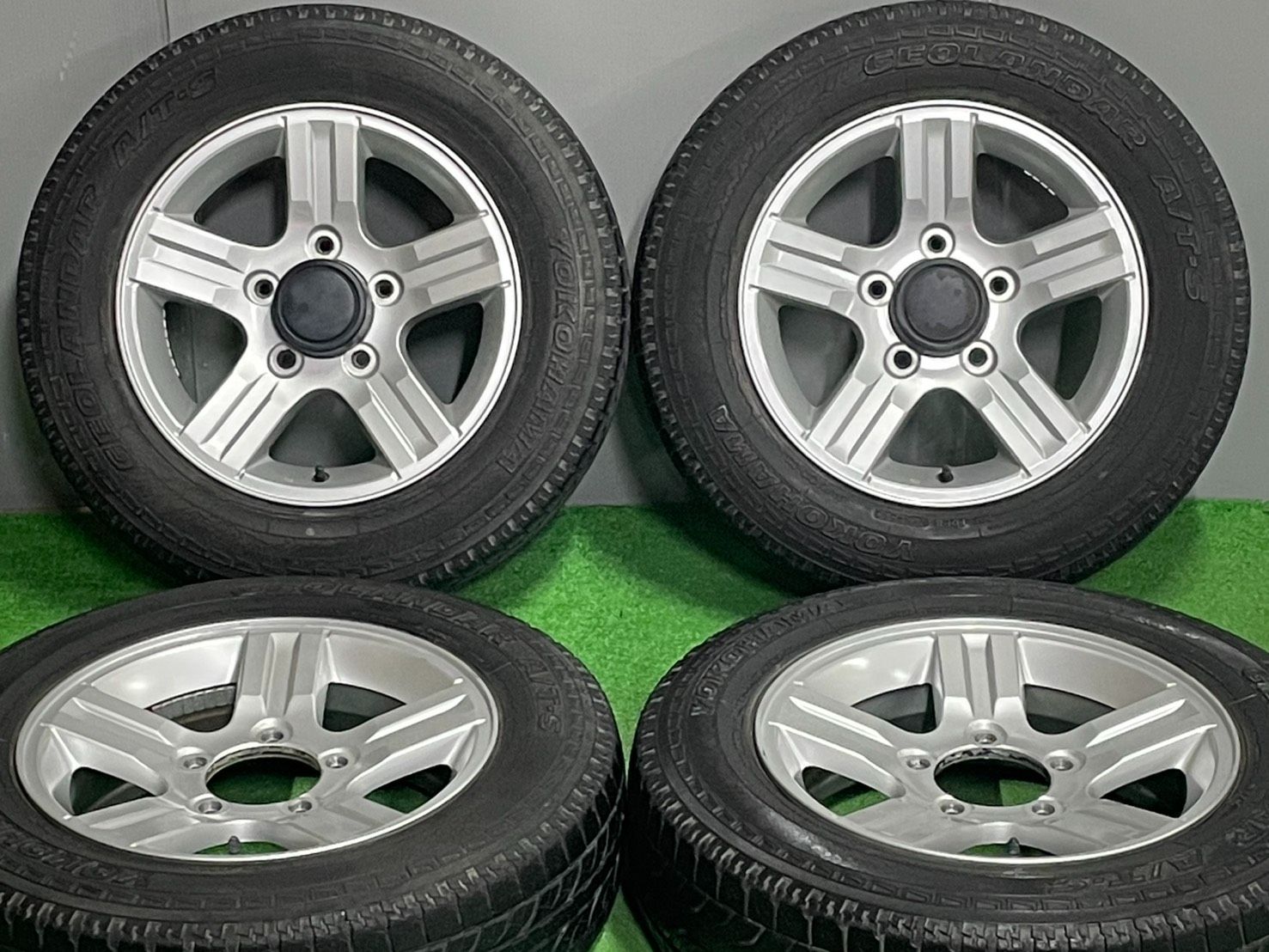 交換用に スズキ JB 23 ジムニー 16 in 5 J 22 PCD 139 7 ヨコハマ ジオランダー 175 80 R AZオフロード 車検用