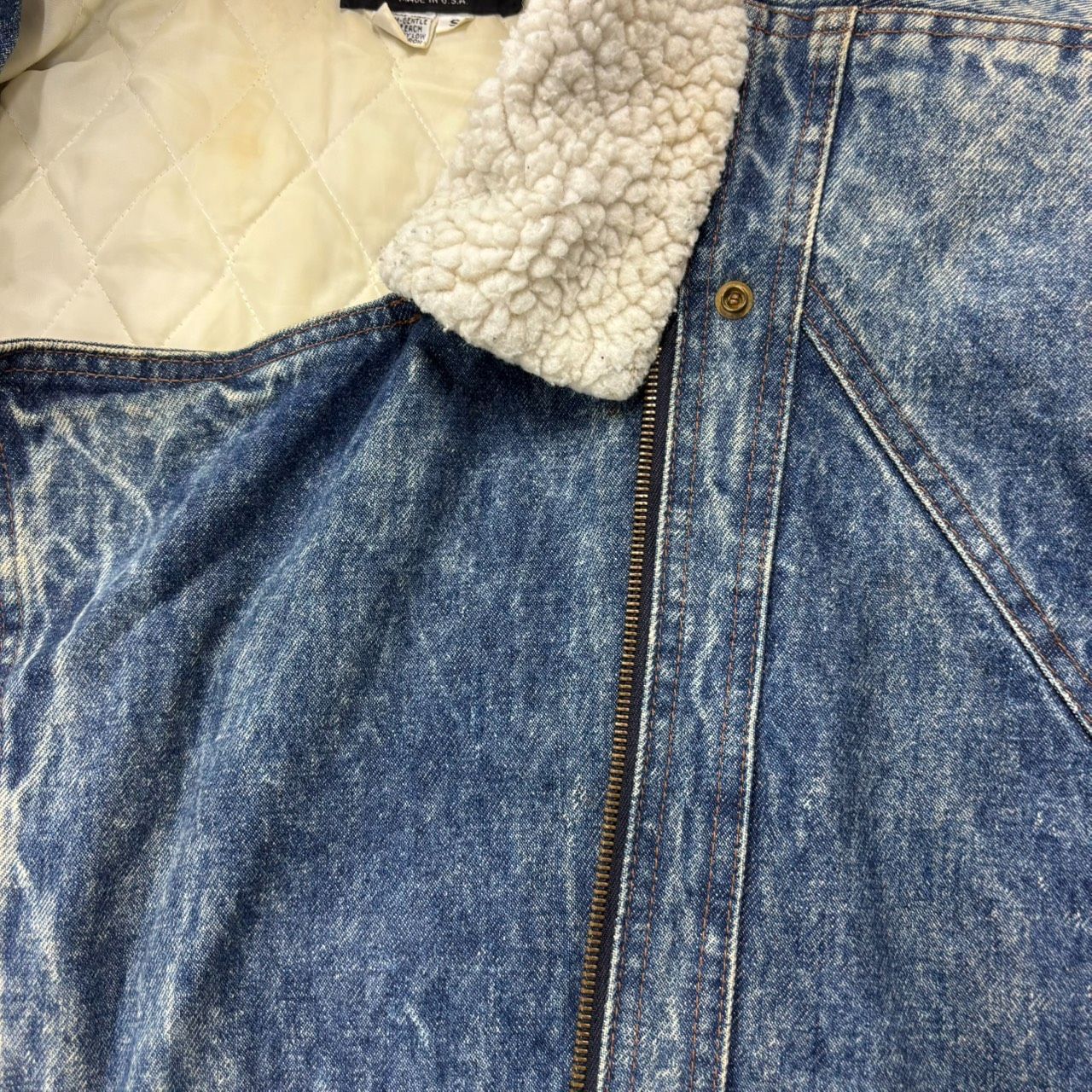 ANDY JOHNS アンディジョンズ ジャケット アウター デニム ケミカル