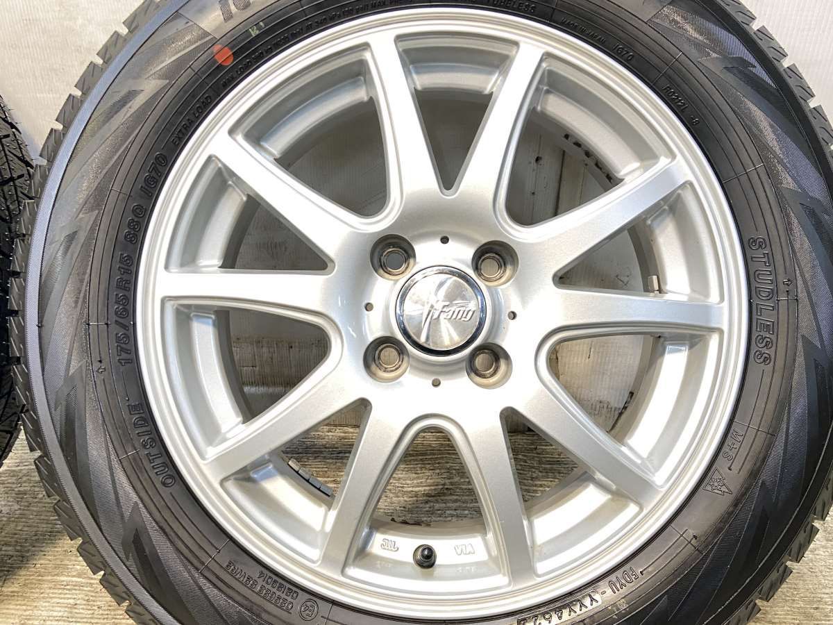 175/65R15 ヨコハマ アイスガード iG70 Fang 15x5.5 38 100-4穴 中古