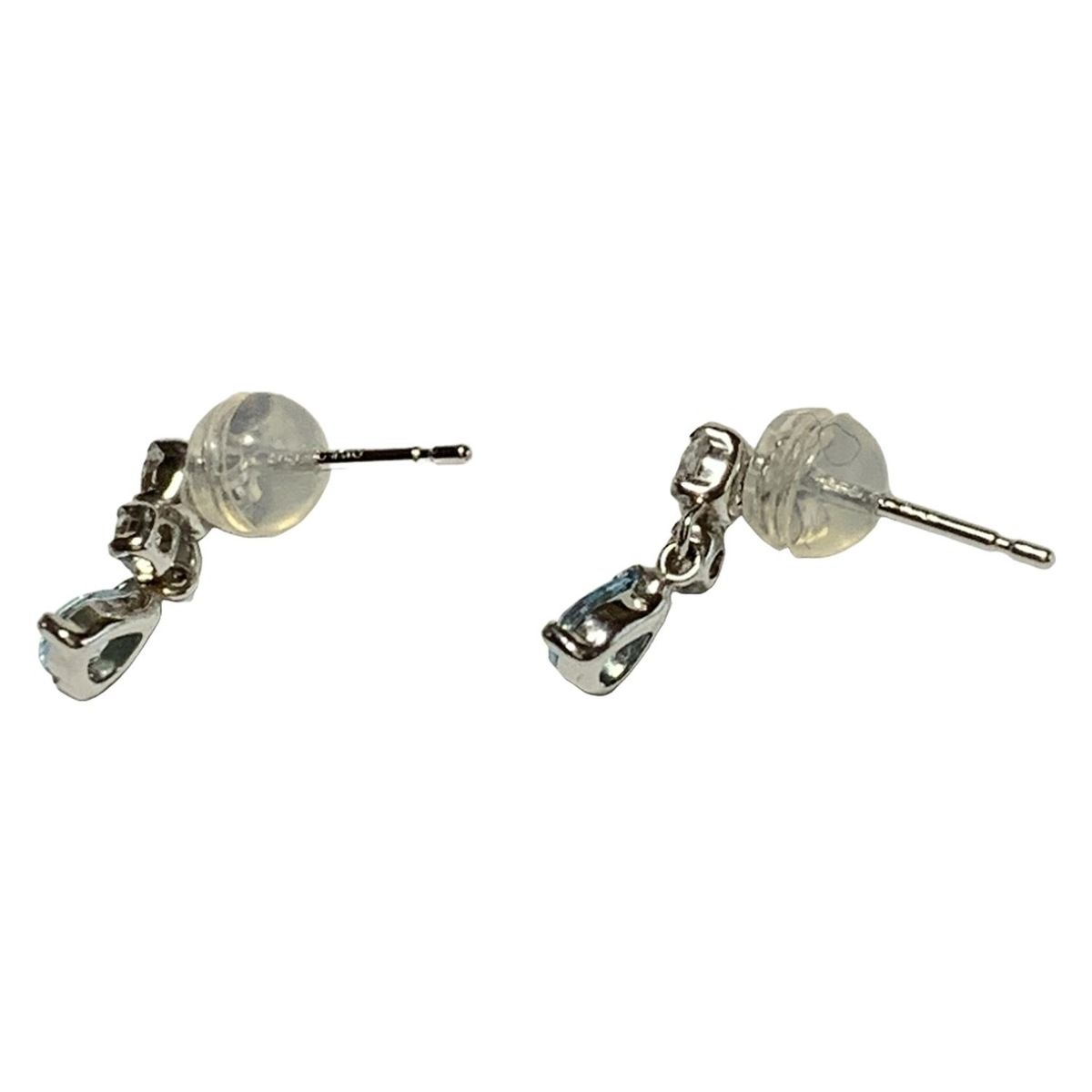 canal 4℃ カナルヨンドシー ピアス K 10 WG クリア ライトブルー