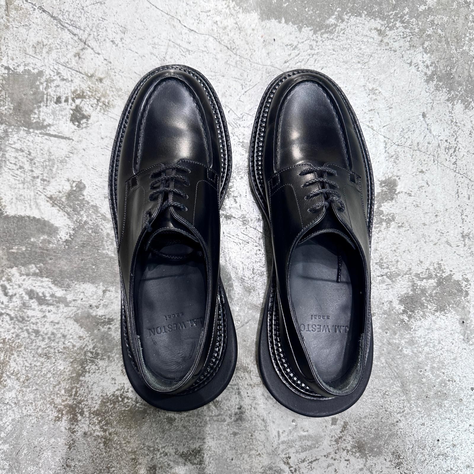 参考上代168300円 Sacai × J.M WESTON Golf Derby ダービーシューズ 