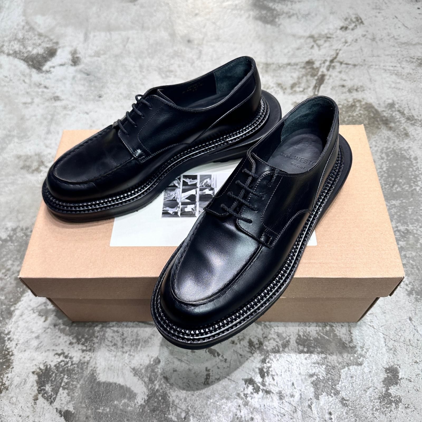 参考上代168300円 Sacai × J.M WESTON Golf Derby ダービーシューズ 