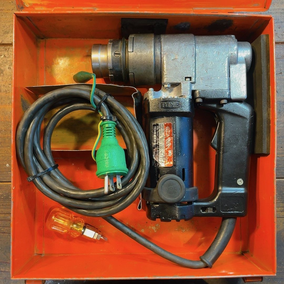 7日保証 TONE トネ 一時締めシャーレンチ 建方1番 KS-221 A ケース付き 動作良好