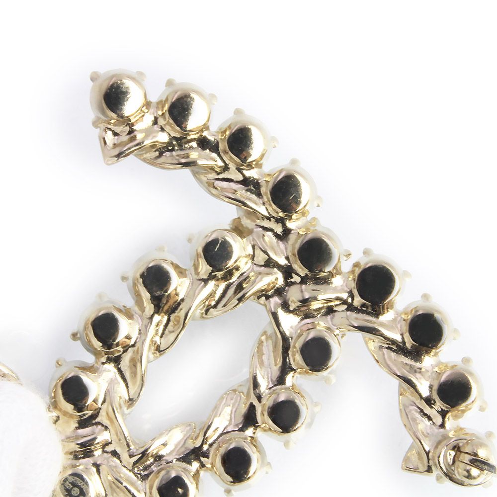 シャネル ココマーク ビジュー ブローチ ゴールド AB5784 箱付 CHANEL