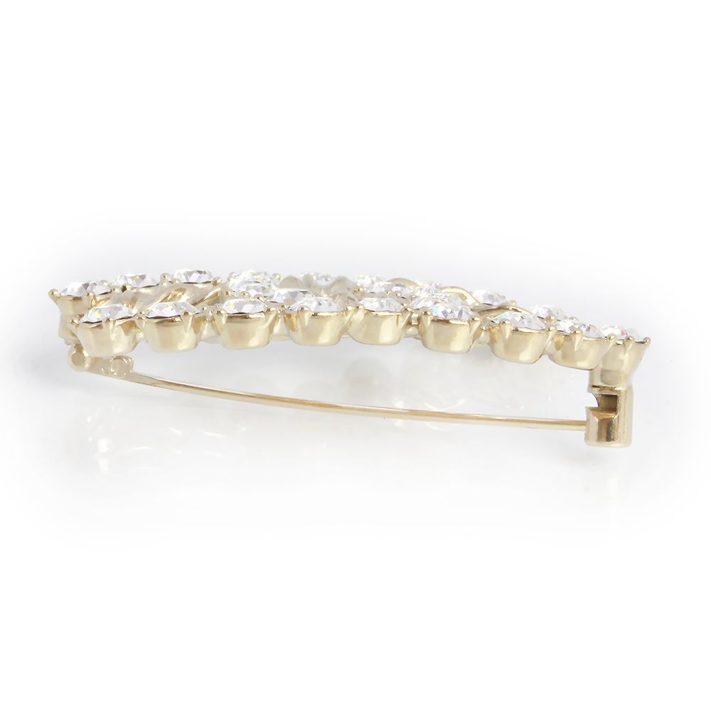 シャネル ココマーク ビジュー ブローチ ゴールド AB5784 箱付 CHANEL