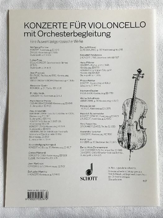 洋書 楽譜 Haydn Konzert D-Dur Re majeur D major opus 101 Hoboken VII b 2 fur Violoncello und Orchester Klavierauszug Gendron SCHOTT