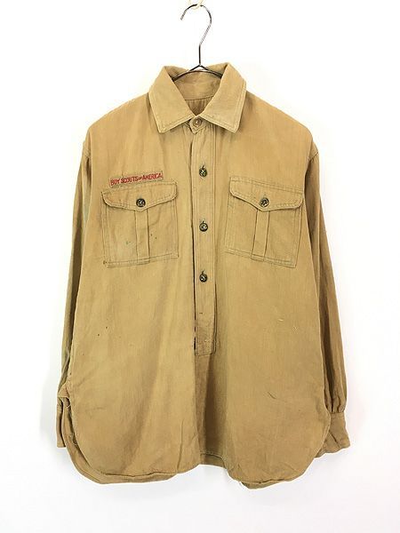 レディース 古着 30s BSA Boy Scout of America チェンジボタン