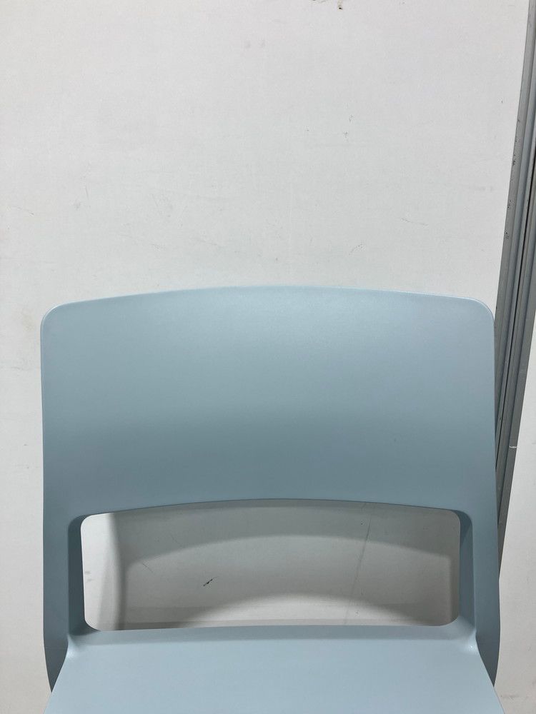 スタッキングチェア ブルー