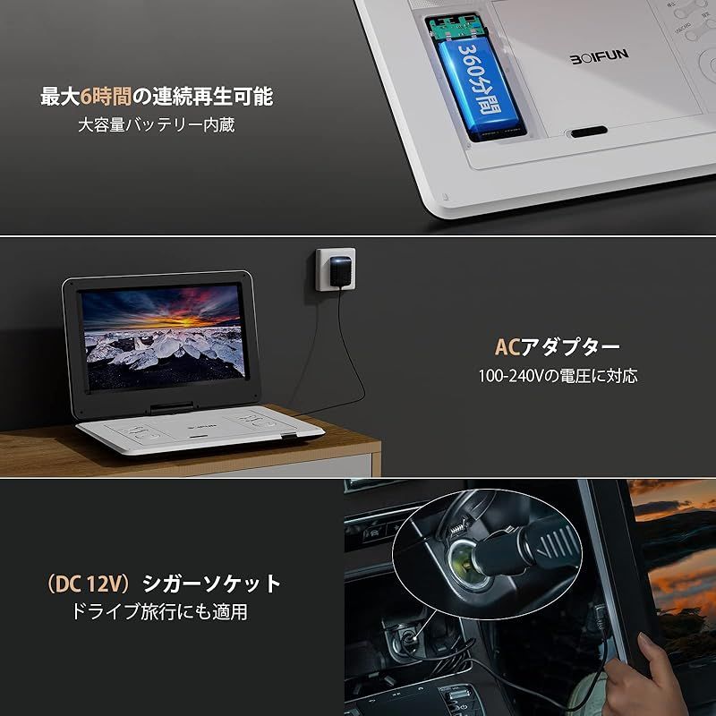 ポータブルDVDプレーヤー