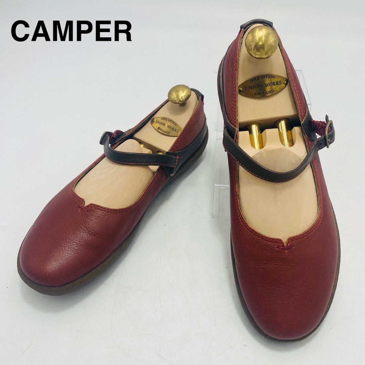 CAMPER フラットシューズ メリージェーン スクエアトゥ 38