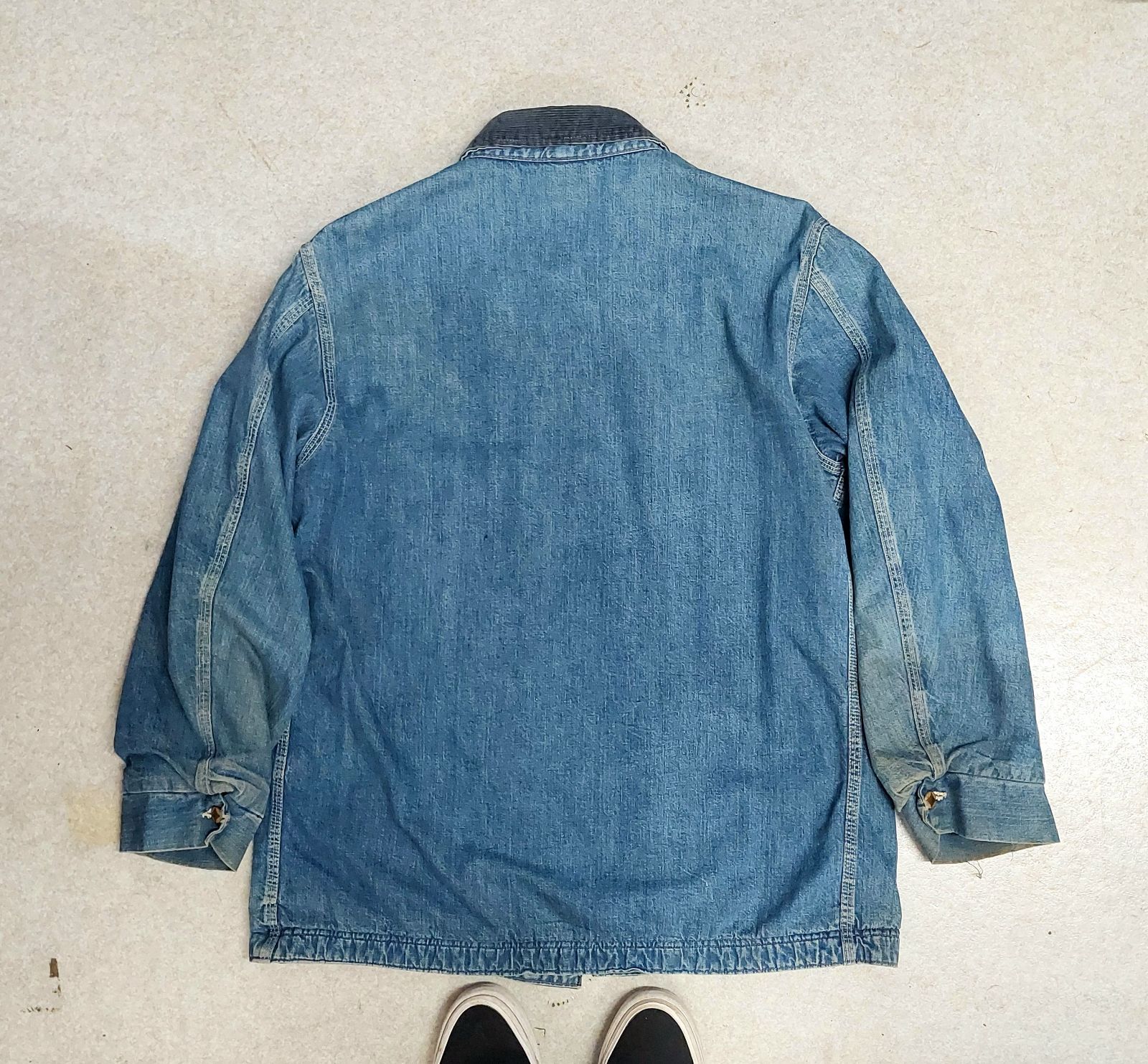 60's Sears デニムカバーオール 裏地ブランケット 実寸XLサイズ位