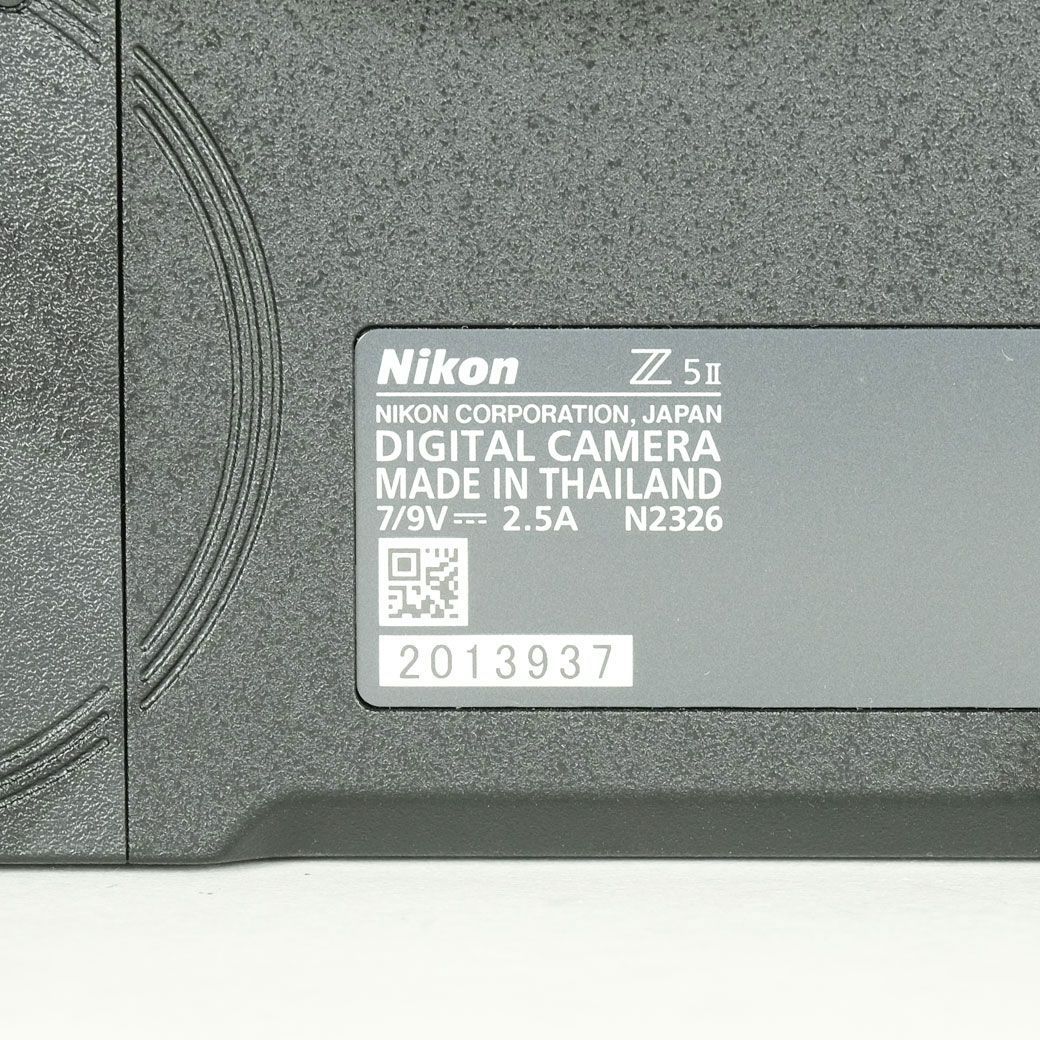  シャッター数2 630回 SDカード付 Nikon Z 5 II ボディ Zマウント ミラーレス一眼 デジタルカメラ