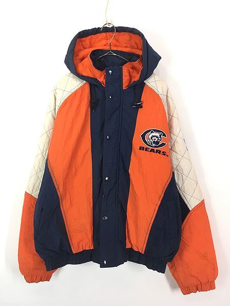 古着 90s STARTER NFL Chicago Bears ベアーズ パデット ジャケット