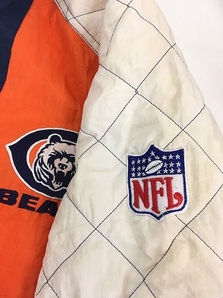 古着 90s STARTER NFL Chicago Bears ベアーズ パデット ジャケット