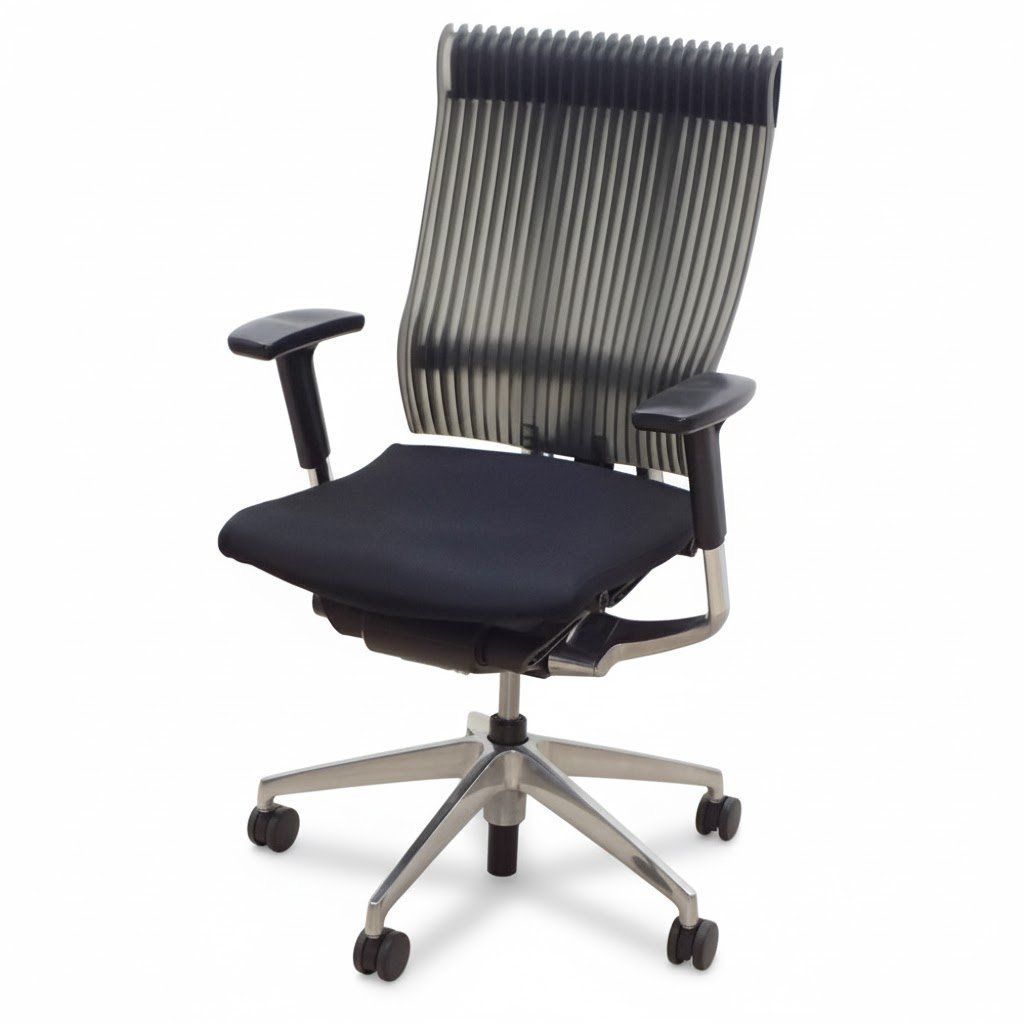 イトーキ スピーナ 肘付オフィスチェア KE-757GP-Z9T1SG ブラック