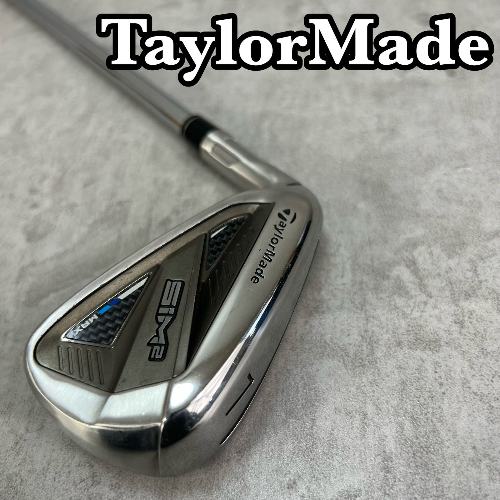 レフティ　TaylorMade SIM2MAX 7番　7i レフティー テーラーメイド シム2 マックス メンズゴルフ アイアン 7番
