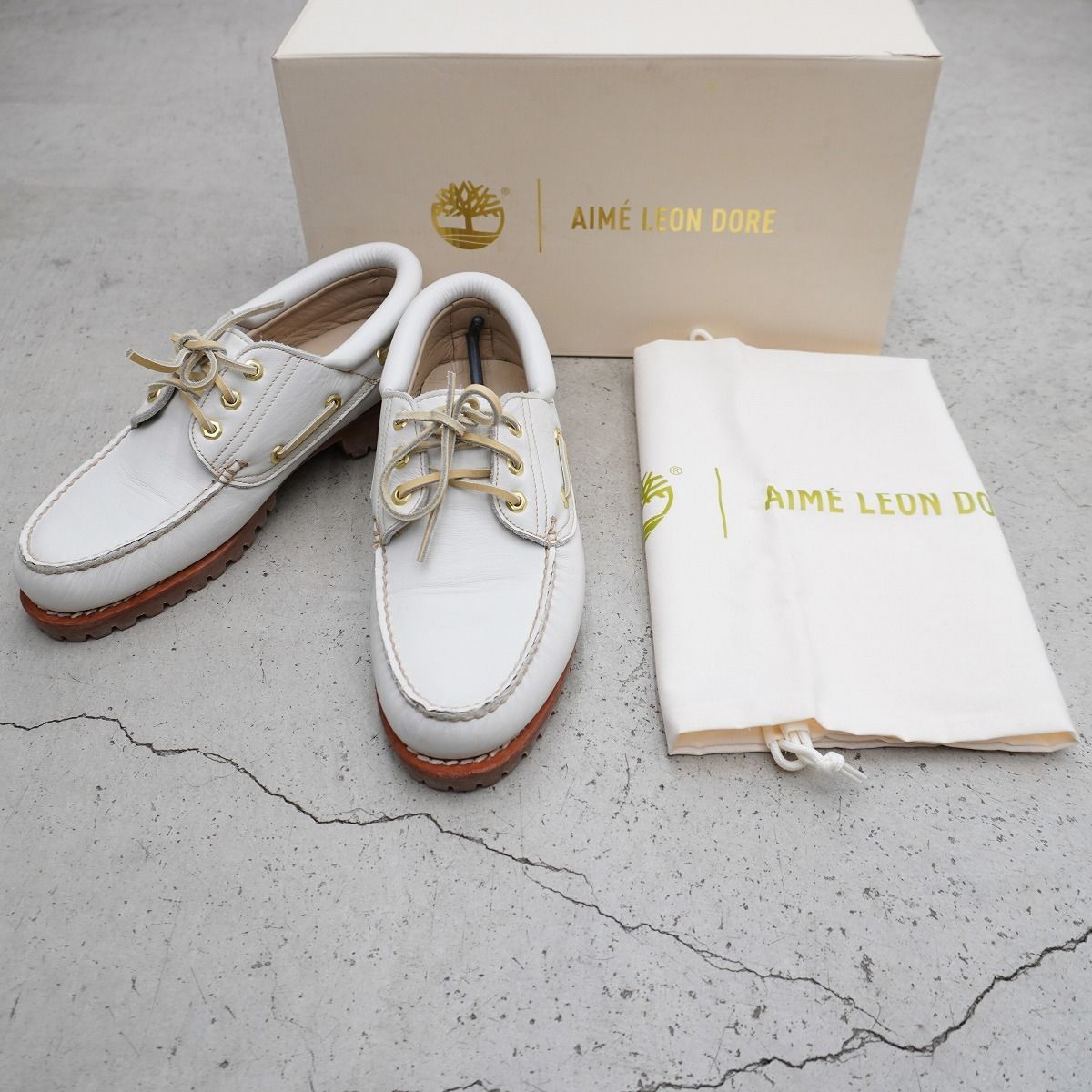 美品 TIMBERLAND ティンバーランド × AIMELEONDORE エメレオンドレ