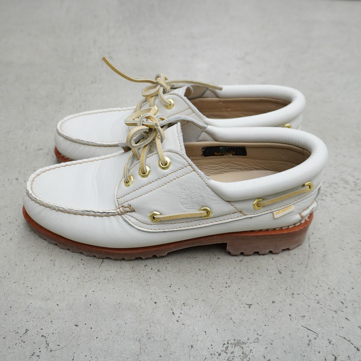 【美品】ティンバーランド・レザー デッキシューズ・別注・オープニングセレモニー 美品】ティンバーランド・レザー デッキシューズ・別注・オープニング
