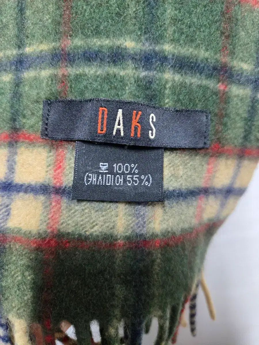 ダックス チェックパターン グリーン マフラー - メルカリ