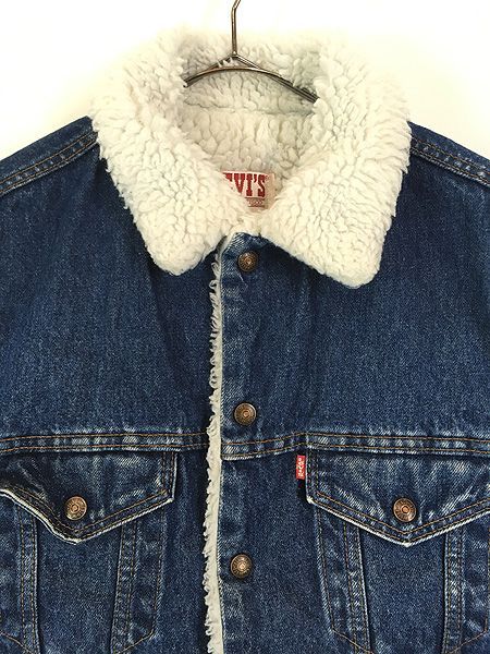 古着 ショップ 80s USA製 Levi's 60511-0218 濃紺 デニム ボア