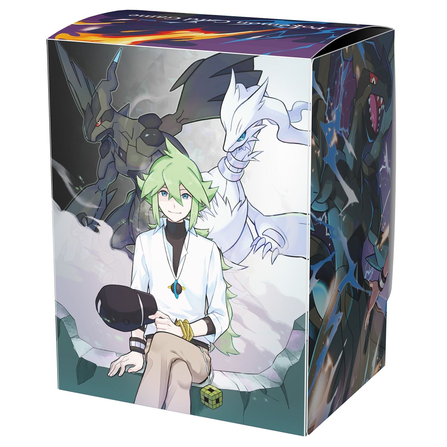新品未開封・匿名 N＆レシラム＆ゼクロム デッキケース サプライ
